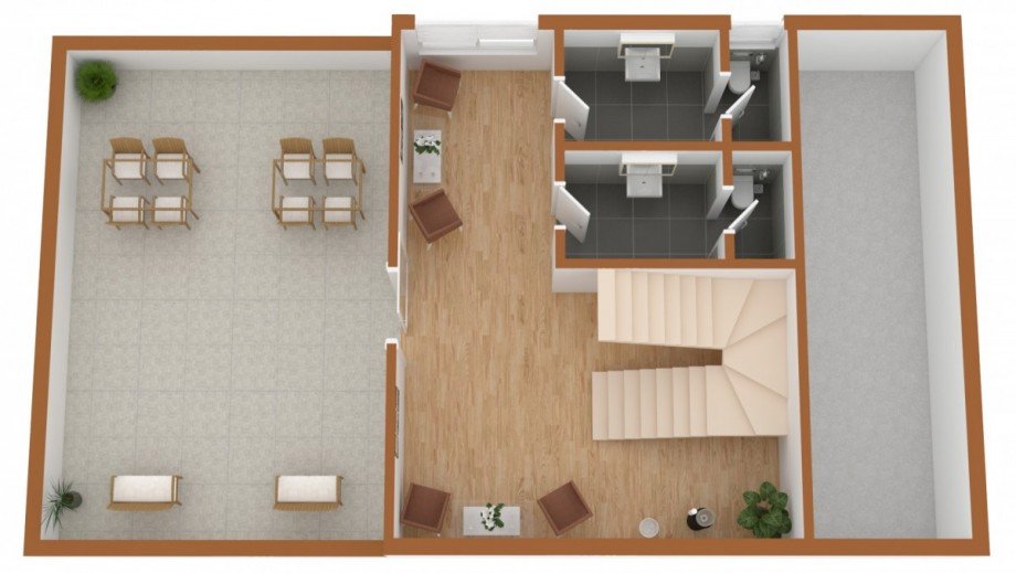 Grundriss KG B�rohaus Wiesbaden
