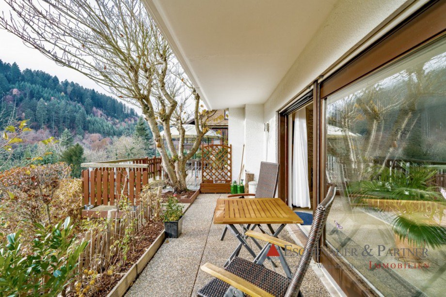 Terrasse 1 Doppelhaush�lfte Sch�nau
