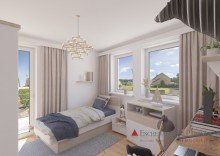 Jugendzimmer Neubau! Moderne und hochwertige Erdgeschosswohnung mit Garten im Ortskern von Mainz-Hechtsheim