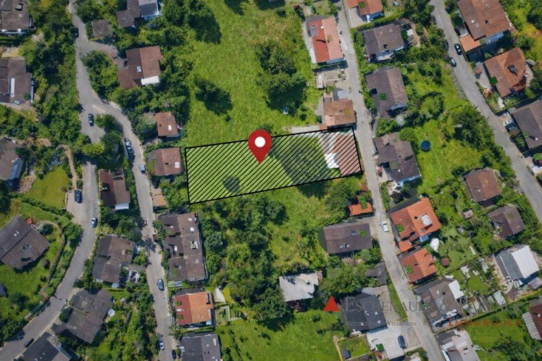 Luftbild Heidelberg / Ziegelhausen Wohngrundst�ck Platz f�r Zukunft & Familie - Baugrundst�ck in gewachsener Wohnlage