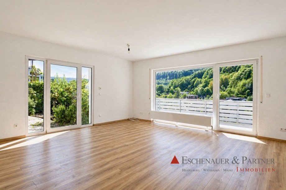 Wohnzimmer Doppelhaush�lfte Heidelberg