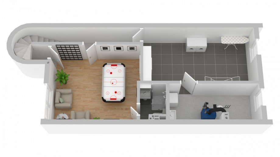 Grundriss KG Reihenmittelhaus Mainz