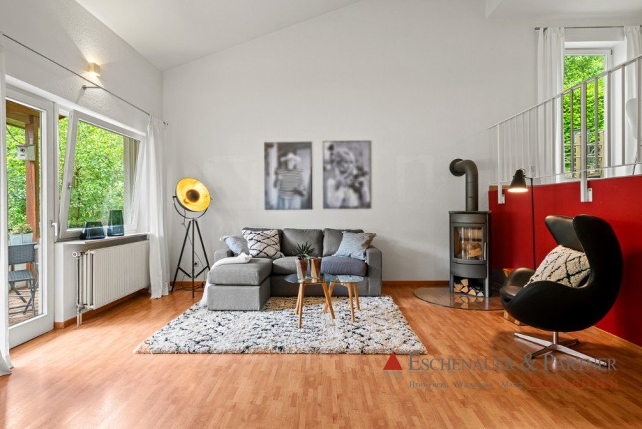 Wohnzimmer Doppelhaush�lfte Heidelberg
