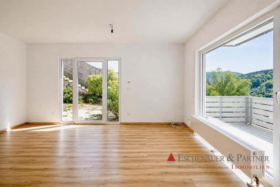 Wohnzimmer Doppelhaush�lfte Heidelberg