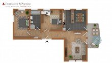 Grundriss Wohnen im barocken Altbau in direkter Mainn�he!