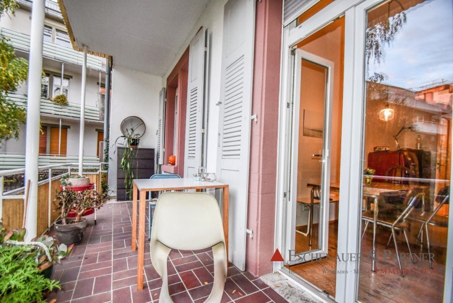 Balkon Erdgeschosswohnung Heidelberg