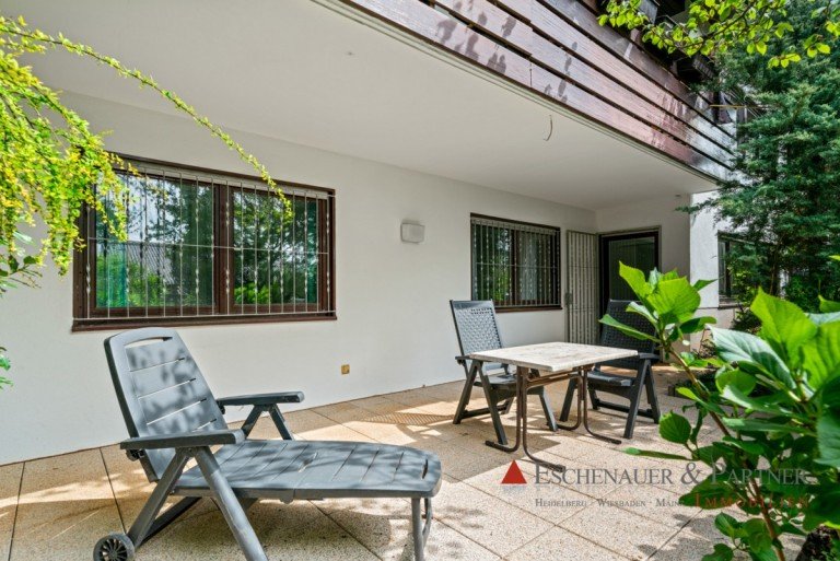 Terrasse Wilhelmsfeld Erdgeschosswohnung Wohnen trifft Natur - Gro�z�gige Gartenwohnung mit Einbauk�che