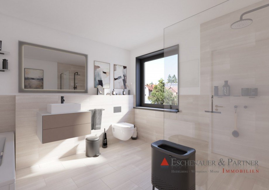 Badezimmer Erdgeschosswohnung Ingelheim am Rhein