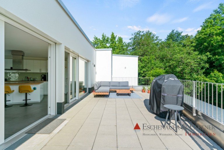 Dachterrasse Heidelberg Penthousewohnung Exklusives Penthouse mit gro�er Dachterrasse und barrierefreiem Zugang