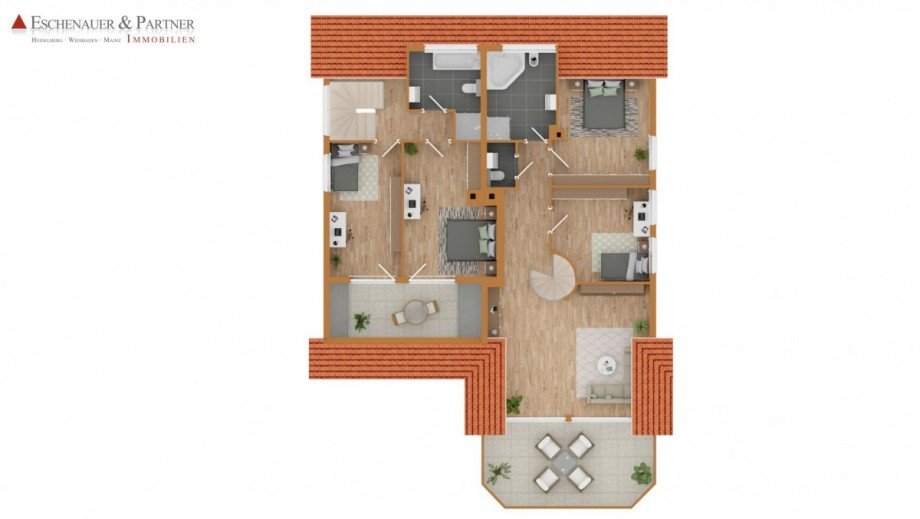 Grundriss DG Zweifamilienhaus Taunusstein