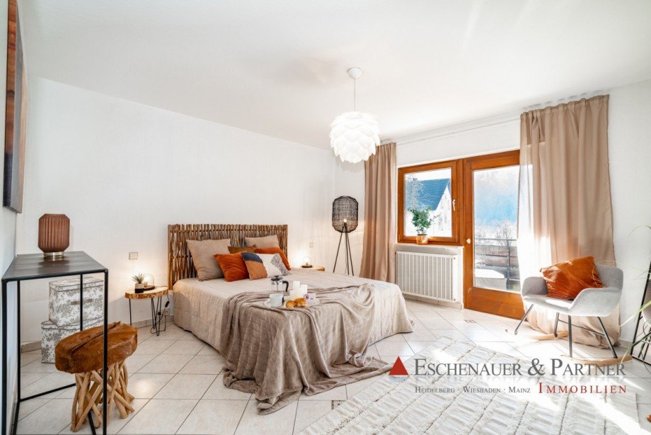 Schlafzimmer EG Einfamilienhaus Neckarsteinach