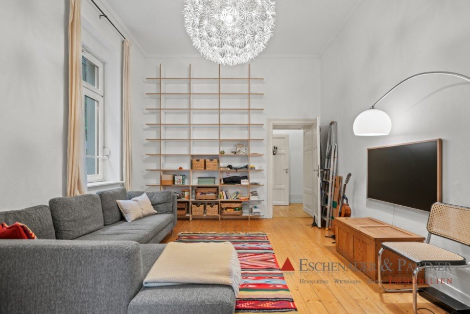Wohnzimmer Etagenwohnung Frankfurt am Main
