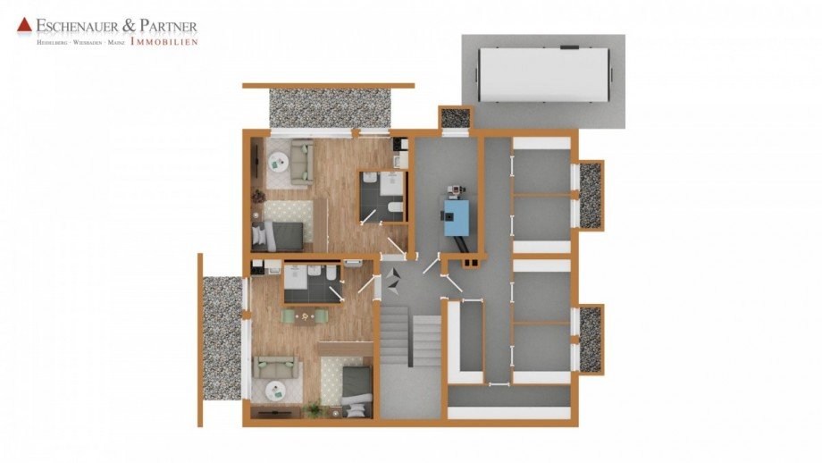 Grundriss KG Mehrfamilienhaus Mainz / Hartenberg-M�nchfeld