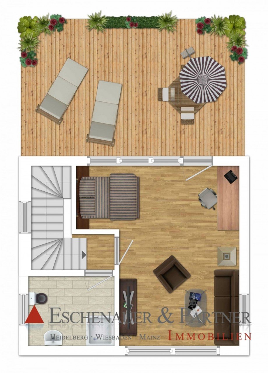 Dachgeschoss Einfamilienhaus Mainz