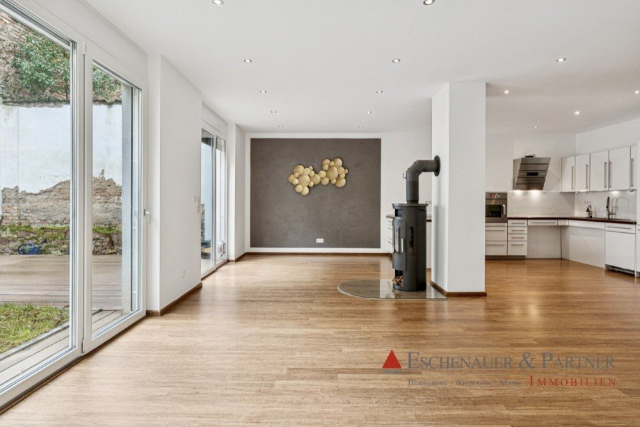 Wohnzimmer Maisonettewohnung Heidelberg