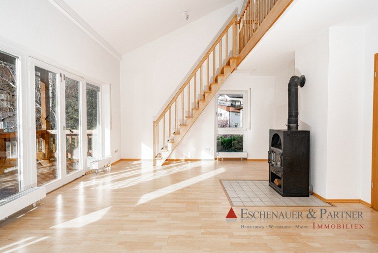 Wohnzimmer Heidelberg Maisonettewohnung Au�ergew�hnliche Maisonette-Wohnung in ruhiger Wohnlage von Heidelberg-Ziegelhausen