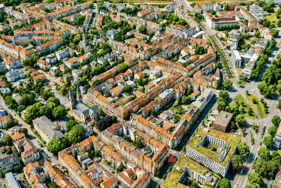 Luftaufnahme Etagenwohnung Heidelberg / Weststadt