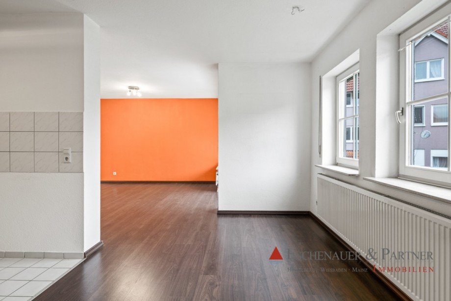 Wohnzimmer Etagenwohnung Neckarsteinach