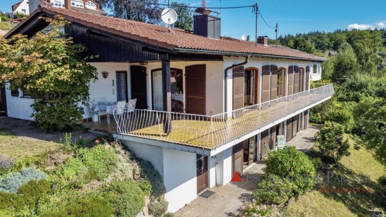 Ansicht Wilhelmsfeld Einfamilienhaus Gro�z�giges Einfamilienhaus mit herrlichem Blick ins Gr�n der Umgebung