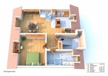 Grundriss DG Dachgeschoss-Maisonette-Wohnung in toller Wohnlage von Heidelberg-Handschuhsheim