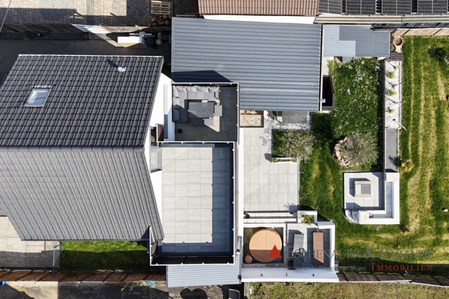 Luftaufnahme Maisonettewohnung Sandhausen