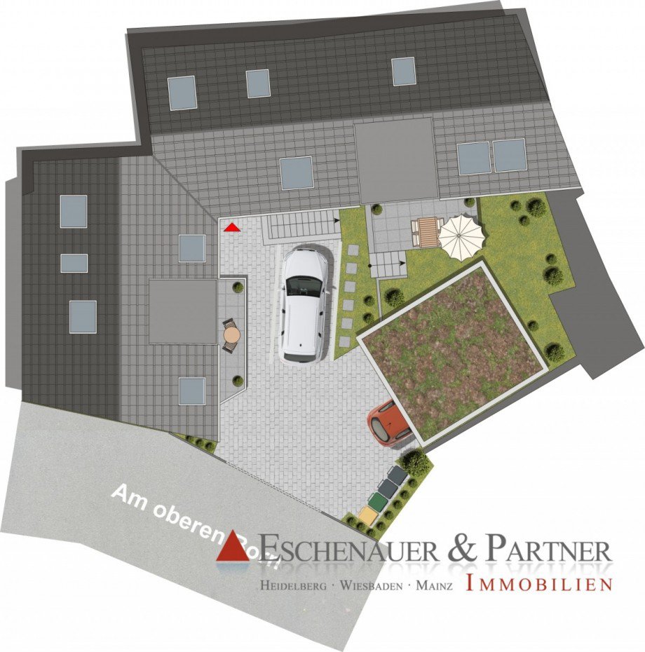 Freifl�chenplan Erdgeschosswohnung Mainz