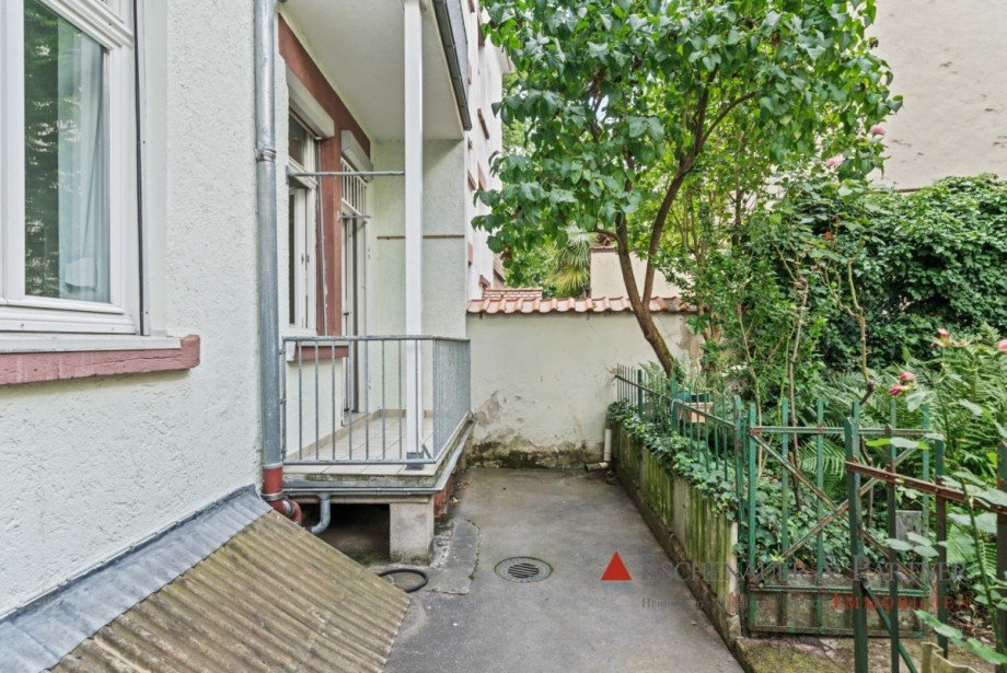 Hinterhof Erdgeschosswohnung Heidelberg