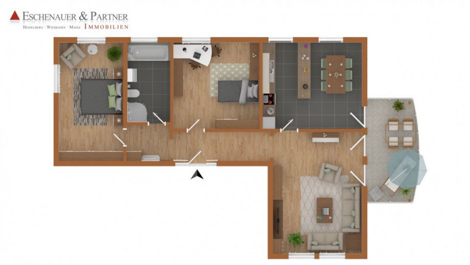 Grundriss Etagenwohnung Frankfurt am Main