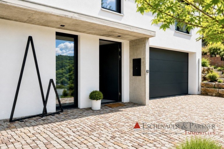 Hauseingangsbereich Wilhelmsfeld Einfamilienhaus Architektenvilla am Waldrand - Exklusives Wohnen mit Panorama, Privatsph�re und nachhaltigem Luxus
