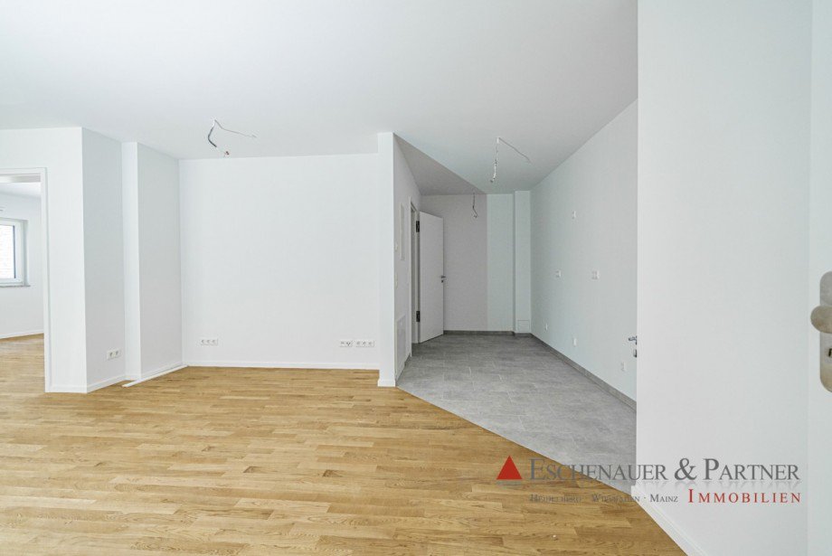 Wohnzimmer/ K�che Erdgeschosswohnung Mainz