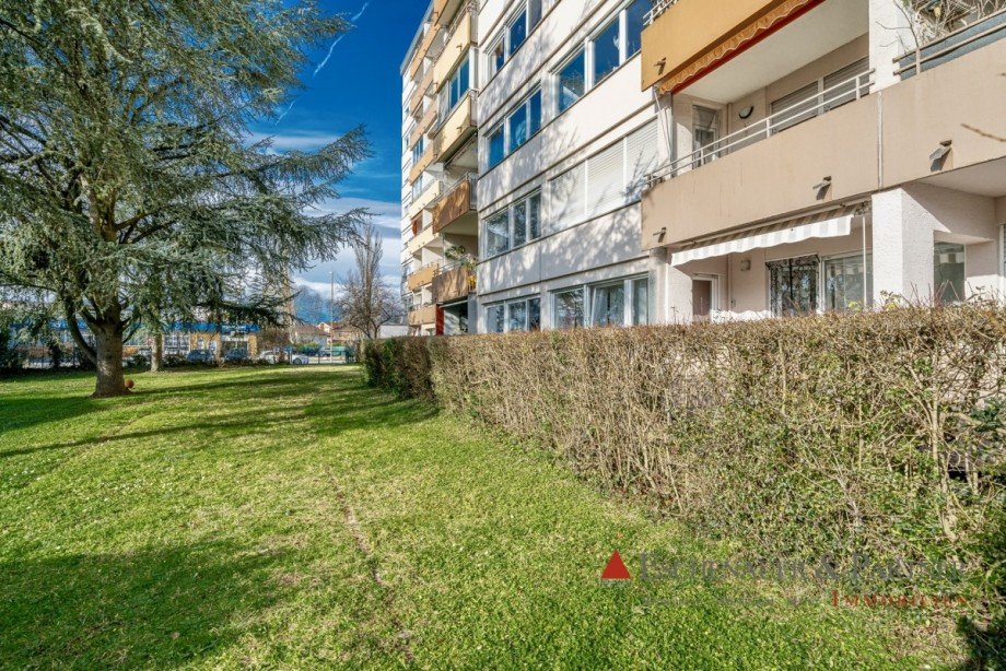 Gartenansicht Etagenwohnung Sandhausen