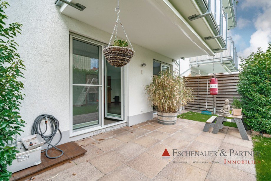 Terrasse Maisonettewohnung Fl�rsheim am Main