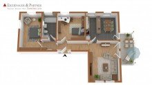 Grundriss Wohnen im barocken Altbau in direkter Mainn�he!