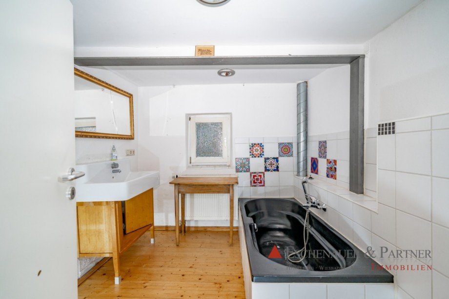 Bad im EG Einfamilienhaus Heidelberg