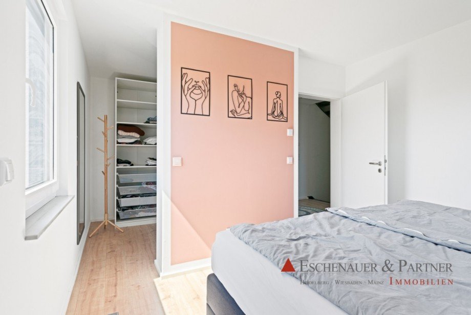 Schlafzimmer Doppelhaush�lfte Reilingen