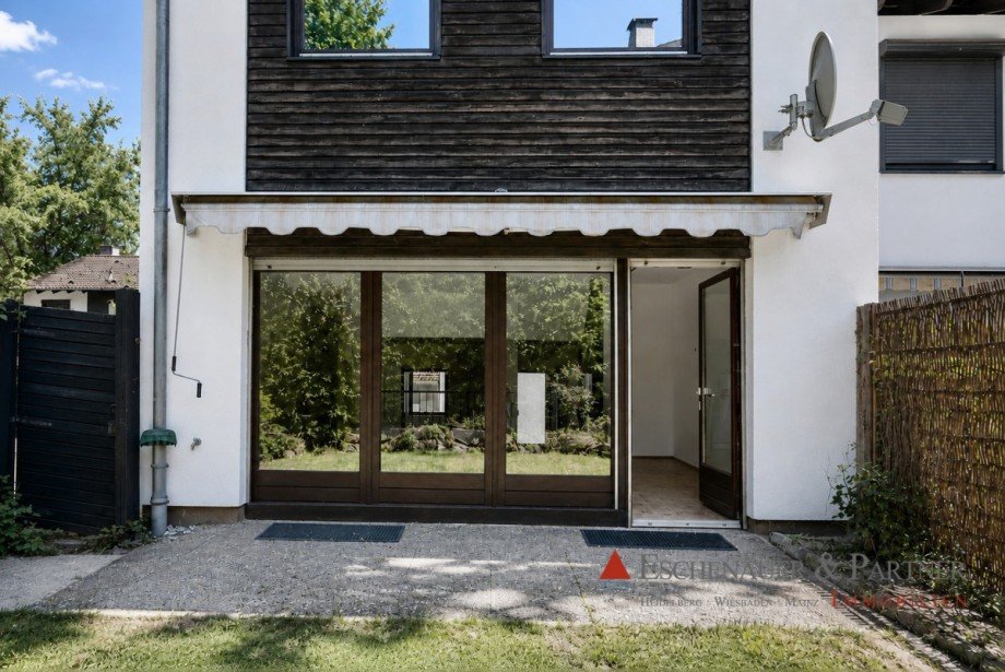 Gartenansicht Reihenendhaus Eppstein