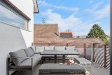 Dachterrasse 1 Urbaner Lifestyle trifft Dachterrassen-Feeling - Maisonette-Wohnen in Toplage von Sandhausen